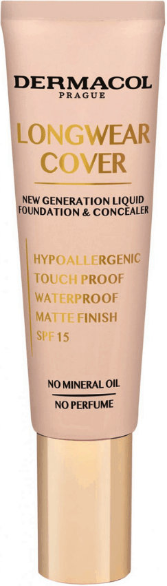Dermacol Longwear Cover Foundation & Concealer 04 Sand 30ml