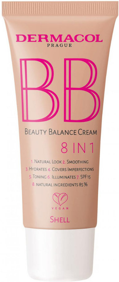 Dermacol BB Beauty Balance Cream 8 in 1 SPF15 03 Shell 30ml