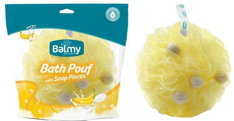 Vican Balmy Bath Pouf Banana Milk 1τμχ