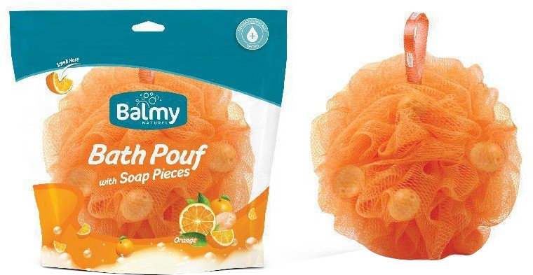 Vican Balmy Bath Pouf Orange 1τμχ