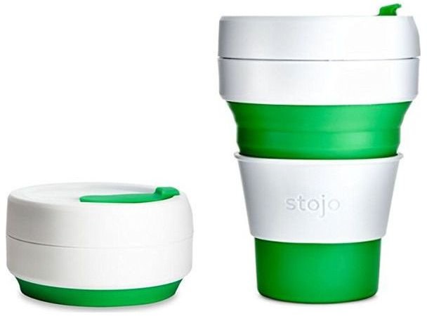 Stojo Collapsible Cup Hello Stojo 355ml Green 1τμχ