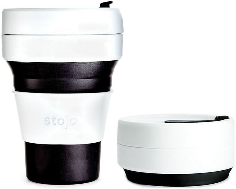 Stojo Collapsible Cup Hello Stojo 355ml Black 1τμχ