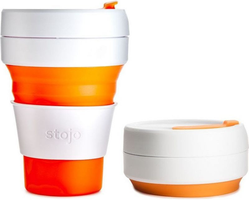 Stojo Collapsible Cup Hello Stojo 355ml Orange 1τμχ