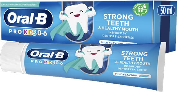 Oral-B Pro Kids 0-6 Years Toothpaste 50ml