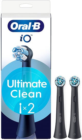 Oral-B iO Ultimate Clean Brush Heads Black 2τμχ