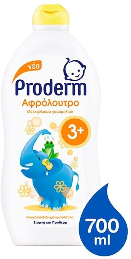 Proderm Kids Showergel Αφρόλουτρο Με Χαμομήλι 3+ Ετών 700ml