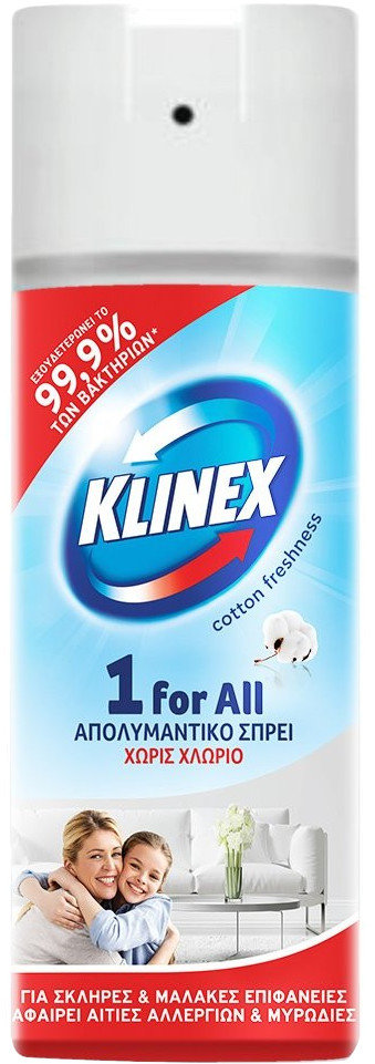Klinex 1 For All Cotton Freshness Disinfectant Spray 400ml