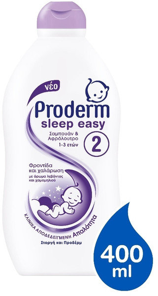 Proderm Sleep Easy Sampoo ShowerGel No2 1-3Years 400ml