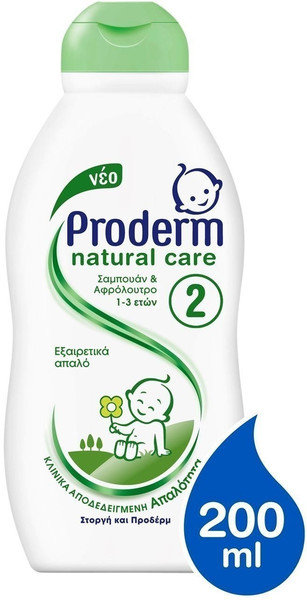 Proderm Natural Care Shampoo ShowerGel No2 1-3years 200ml