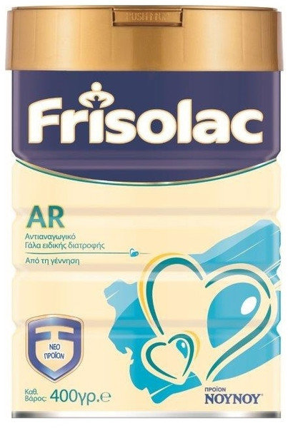 Frisolac AR Anti-Reducing Milk Special Nutrition 0-12m 400gr Frisolac AR Anti-Reducing Milk Special Nutrition 0-12m 400gr
