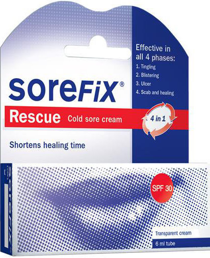 Sorefix Balm Xειλιών κατά του Eπιχείλιου Έρπητα SPF30 6ml Sorefix Balm Xειλιών κατά του Eπιχείλιου Έρπητα SPF30 6ml
