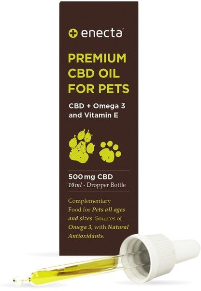 Enecta 5% CBD Hemp Oil for Pets 500mg 10ml
