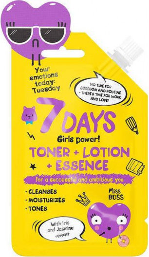 7DAYS Emotions Toner & Lotion & Essence 20ml