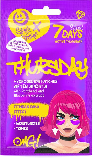 7DAYS Hydrogel Eye Patches Active Thursday 2.5gr