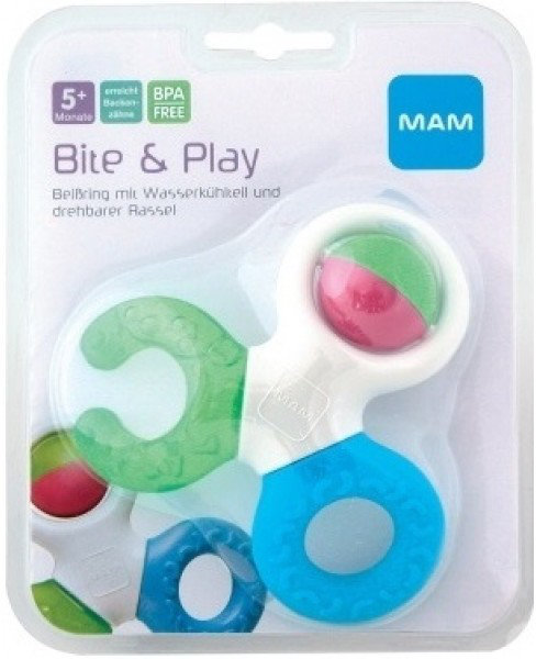 Mam Bite & Play 5m+ Πολυκρίκος Οδοντοφυΐας 1τμχ