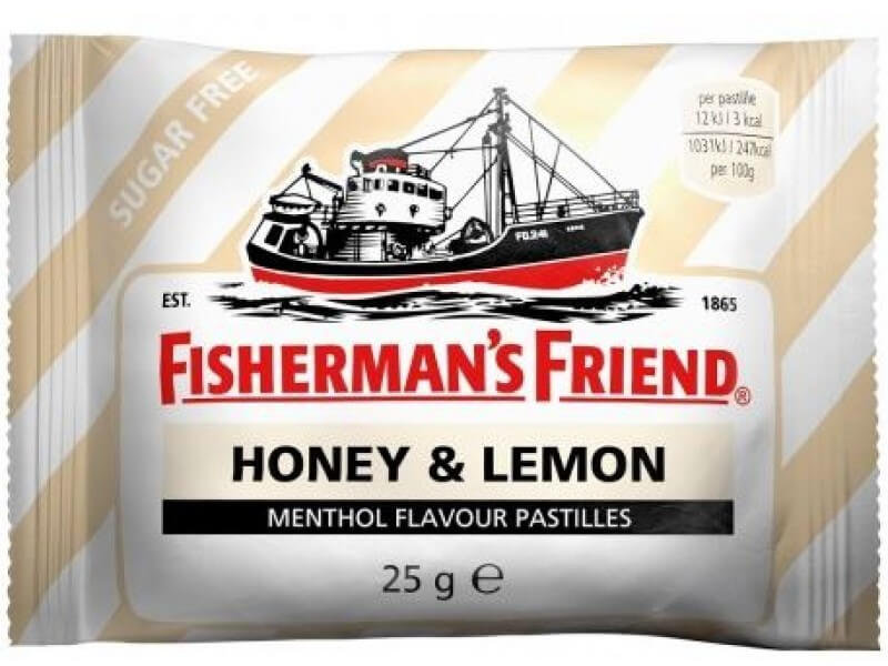 Fisherman's Friend Honey Lemon Menthol Pastilles 25gr