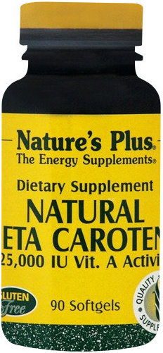 Nature's Plus Beta Carotene 25000IU 90softgels
