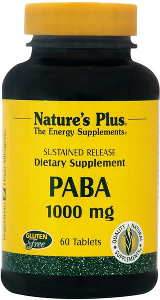 Nature's Plus Paba 1000mg 60tabs