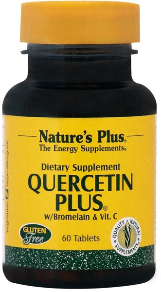 Nature's Plus Quercetin Plus with Bromelain & Vit C 60tabs  