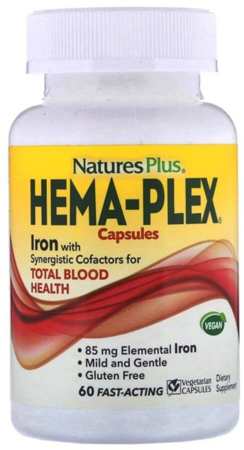 Nature's Plus Hema Plex 60vcaps