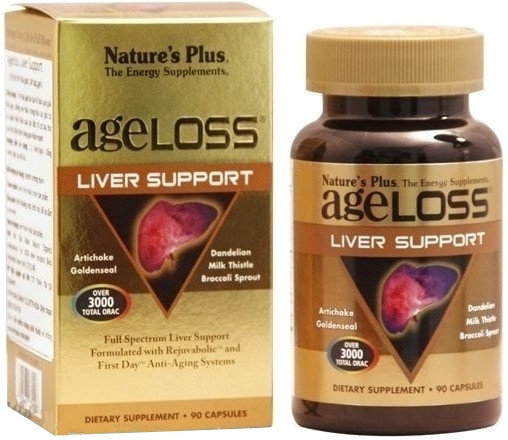 Nature's Plus Ageloss Liver Support 90caps  