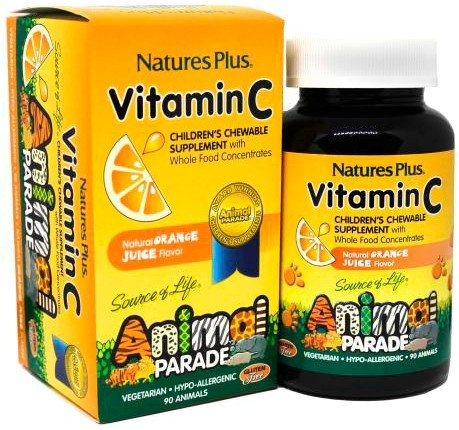Nature's Plus Animal Parade Vitamin C 90chew.tabs