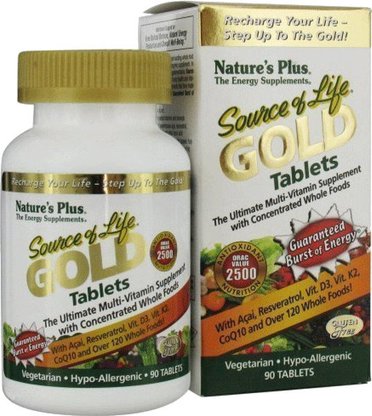 Nature's Plus Source of Life Gold 90tabs