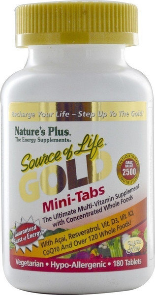 Nature's Plus Source Of Life Gold Mini Tabs 180minitabs