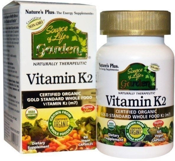 Nature's Plus Vitamin K2 120mcg 60vcaps