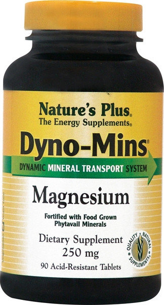 Nature's Plus Bone Support Dyno-Mins Magnesium 250mg 90tabs 