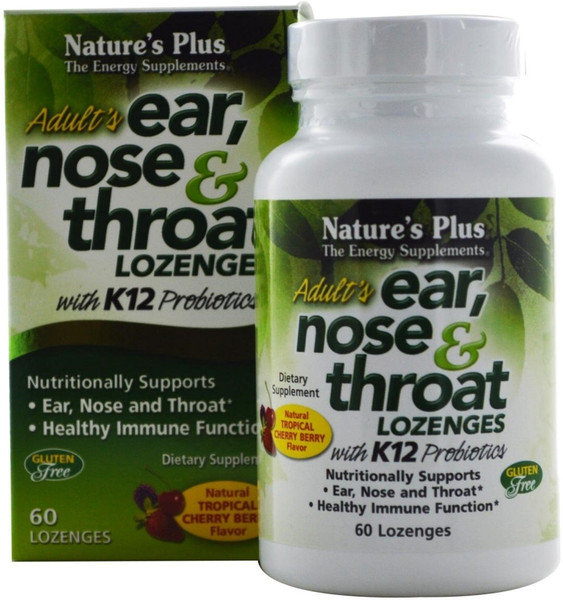 Nature's Plus Ear Nose & Throat 60lozenges