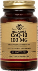 Solgar Coenzyme Q10 100mg Συμπλήρωμα Διατροφής για Υγεία Καρδιαγγειακού & Ανοσοποιητικού Συστήματος 30softgels 160