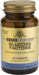 Solgar Gold Specifics Glucose Factors Συμπλήρωμα Διατροφής για Ισορροπία των Επιπέδων Γλυκόζης 60tabs 140