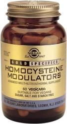 Solgar Homocysteine Modulators Συμπλήρωμα Διατροφής για Υγεία του Καρδιαγγειακού Συστήματος 60vcaps 200