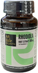 AtLife Experts Rhodiola 300mg Vitamin C Συμπλήρωμα Για Ενίσχυση του Ανοσοποιητικού & του Νευρικού Συστήματος 60tabs 199