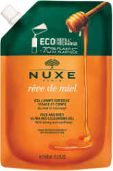 Nuxe Reve De Miel Refill Gel Ανταλλακτικό Αφρόλουτρο Καθαρισμού για Πρόσωπο & Σώμα 400ml 440
