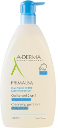A-Derma Primalba Baby Cleansing Gel 2in1 Body Hair 750ml
