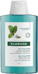 Klorane Anti Pollution Detox Shampoo with Aquatic Mint 200ml