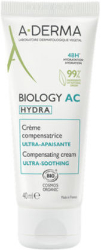 A-Derma Biology AC Hydra 48ωρη Αντισταθμιστική Καταπραϋντική Κρέμα Για Δέρματα Με Τάση Ακμής 40ml 88