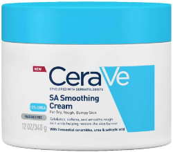 CeraVe SA Smoothing Cream for Dry Rough Bumpy Skin Ενυδατική Απολεπιστική Κρέμα 340gr 392