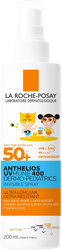 La Roche-Posay Anthelios UVMune 400 Dermo-Pediatrics Invisible Spray SPF50+ Παιδικό Αντηλιακό Spray 200ml 237