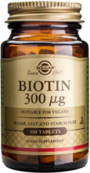 Solgar Biotin 300μg 100tabs