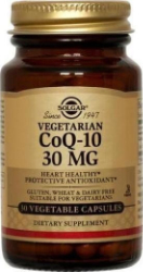 Solgar Coenzyme Q10 30mg Συμπλήρωμα Διατροφής για Υγεία Καρδιαγγειακού & Ανοσοποιητικού Συστήματος 30vcaps 105