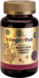 Solgar Kangavites Formula Berry Flavour Πολυβιταμινούχο Συμπλήρωμα Διατροφής για Παιδιά 3+ Ετών 60chew.tabs 267