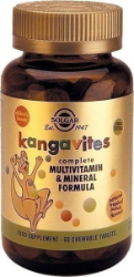 Solgar Kangavites Formula Tropical Punch Πολυβιταμινούχο Συμπλήρωμα Διατροφής για Παιδιά 3+ Ετών 60chew.tabs 180