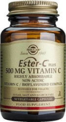 Solgar Ester-C Plus 500mg Vitamin C Συμπλήρωμα Διατροφής Βιταμίνης C για Ενίσχυση του Ανοσοποιητικού Συστήματος 50vcaps 149