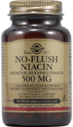 Solgar No-Flush Niacin 500mg 50vcaps
