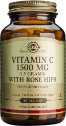 Solgar Vitamin C 1500mg with Rose Hips 90tabs