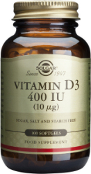 Solgar Vitamin D3 400IU 10μg 100softgels
