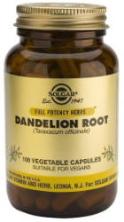 Solgar Dandelion Root Συμπλήρωμα Διατροφής με Εκχύλισμα Ρίζας Πικραλίδας για Προστασία Ήπατος & Χοληδόχου Κύστεως 100vcaps 290